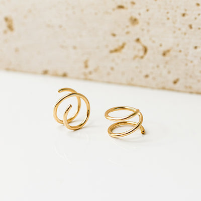 Buy Gold Plated Rectangle Hoop Earring Online - Accessorize India